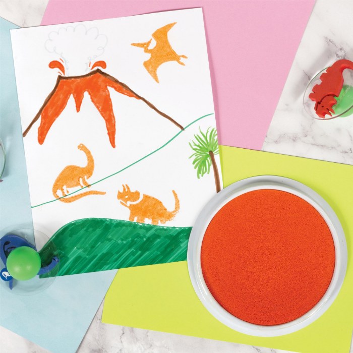 Alternate Image #1 of Washable Ink Jumbo Stamp Pad - Orange