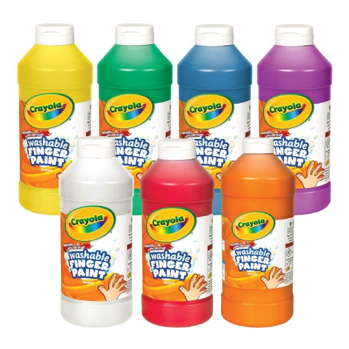 Primary Image of Crayola&reg; Washable Bright Color Non-Toxic Finger Paint 16 oz.
