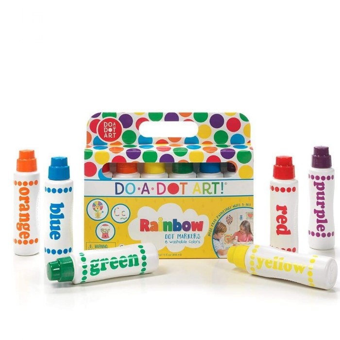 Primary Image of Do-A-Dot Rainbow Paint Markers - Set of 6