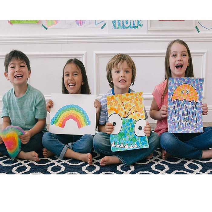 Alternate Image #1 of Do-A-Dot Rainbow Paint Markers - Set of 6