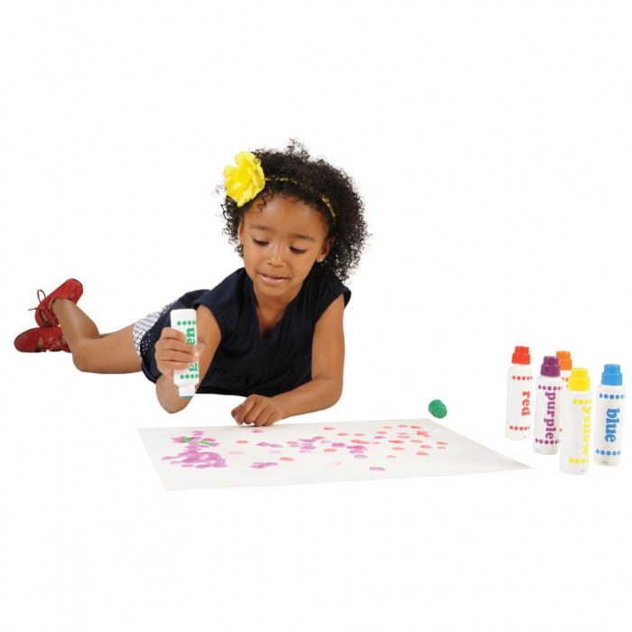 Alternate Image #1 of Do-A-Dot Rainbow Paint Markers - Set of 6