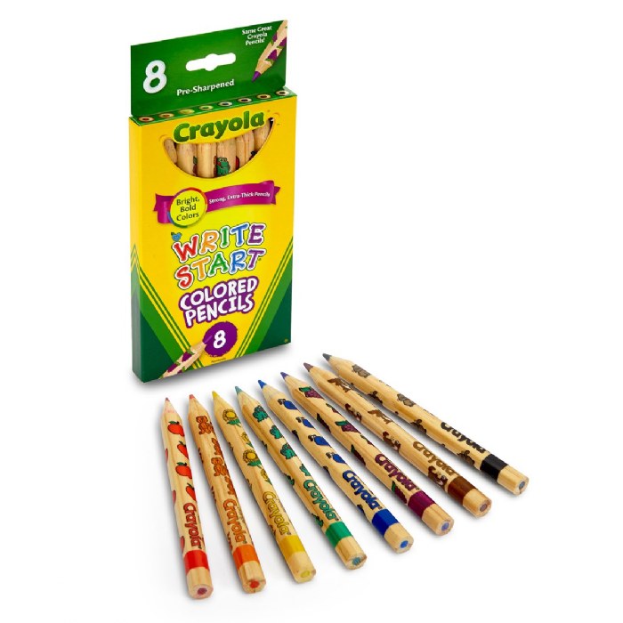 Alternate Image #1 of Crayola&reg; 8-Pack Eco Friendly Write Start Colored Pencils Classpack - 12 Boxes