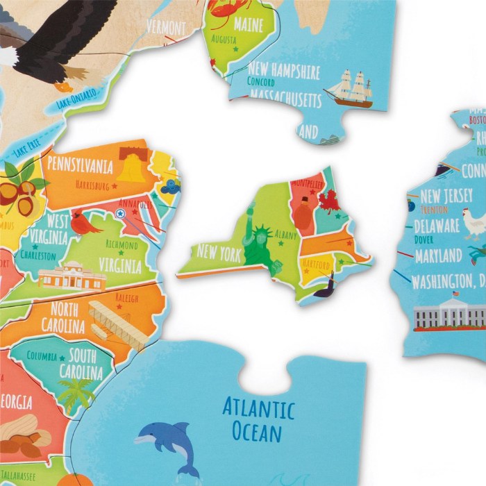 Alternate Image #1 of United States Floor Puzzle