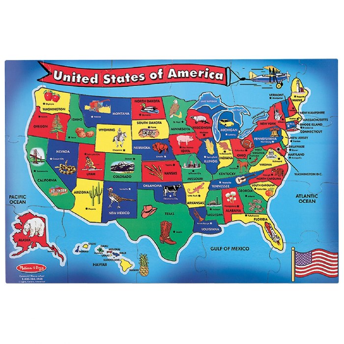 Alternate Image #1 of World & US Floor Puzzles