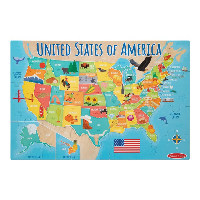 Alternate Image #1 of World & US Floor Puzzles