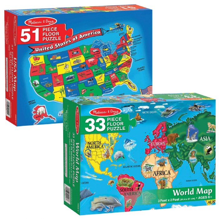 Primary Image of World & US Floor Puzzles