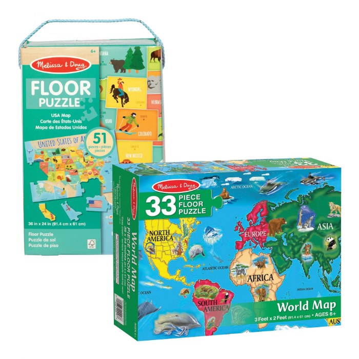 Primary Image of World & US Floor Puzzles