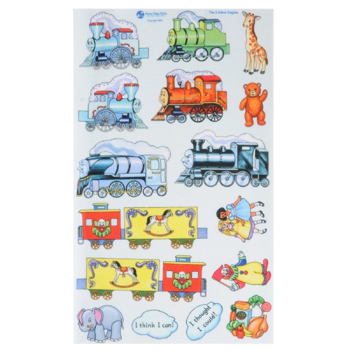 Alternate Image #1 of The Littlest Engine That Could Felt Set- 17 Pieces