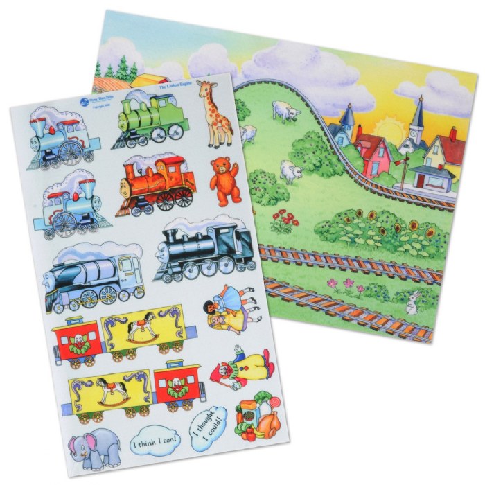 Primary Image of The Littlest Engine That Could Felt Set- 17 Pieces