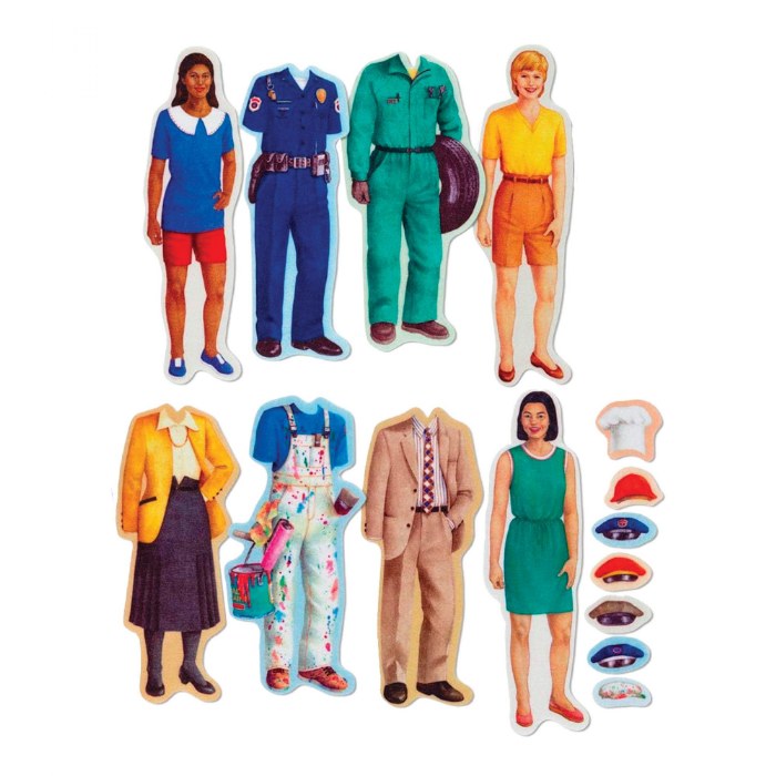 Alternate Image #1 of Community Helpers Felt Set - 28 Pieces