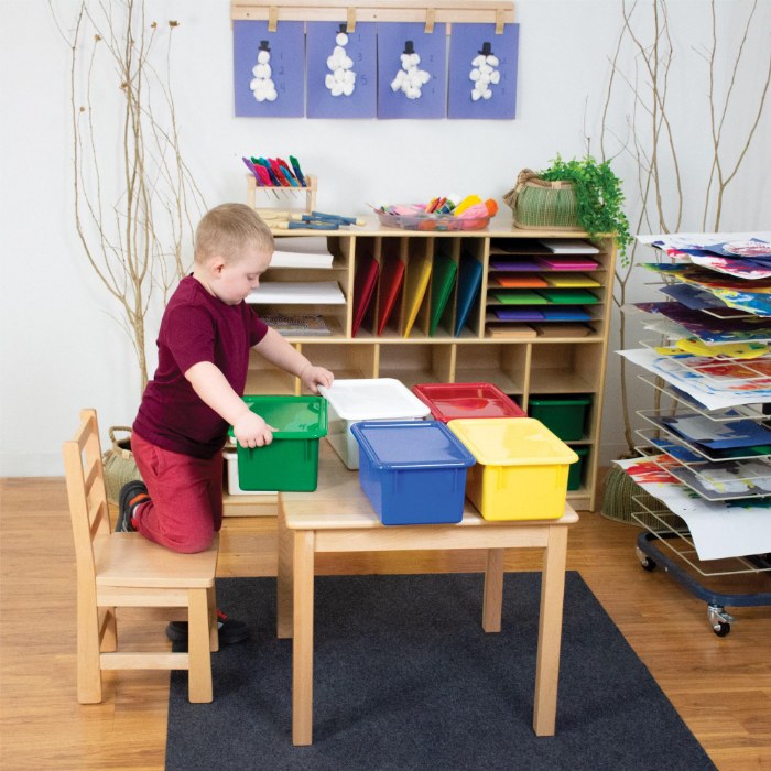 Alternate Image #1 of Storage Bins with Lids - Set of 5 - Green