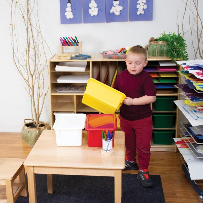 Alternate Image #1 of Storage Bins with Lids - Set of 5 - Yellow
