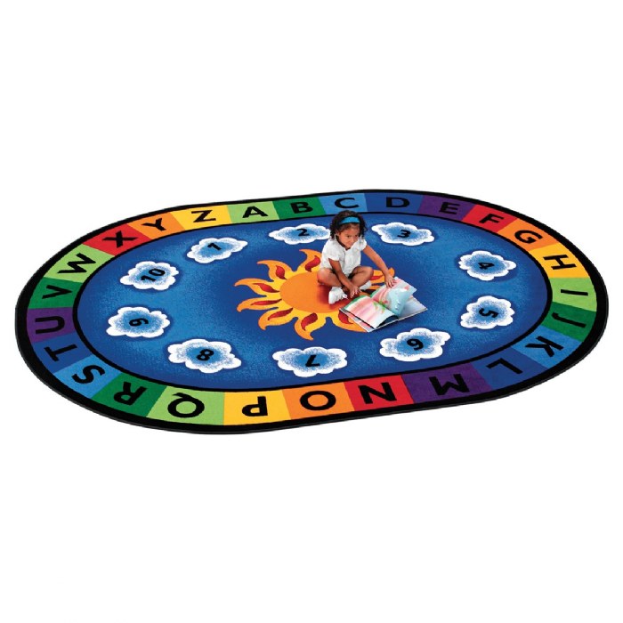 Alternate Image #1 of Sunny Day Carpet - 6'9" x 9'5" Oval