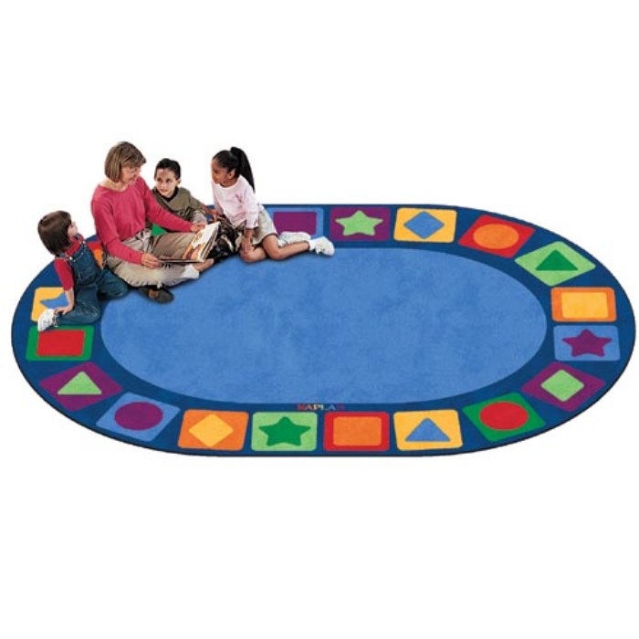 Alternate Image #1 of Seating Shapes Carpet - 8'3"x 11'8" Oval