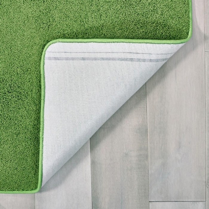 Alternate Image #1 of KIDply&reg; Soft Solids - 8'4" x 12' Rectangle - Grass Green