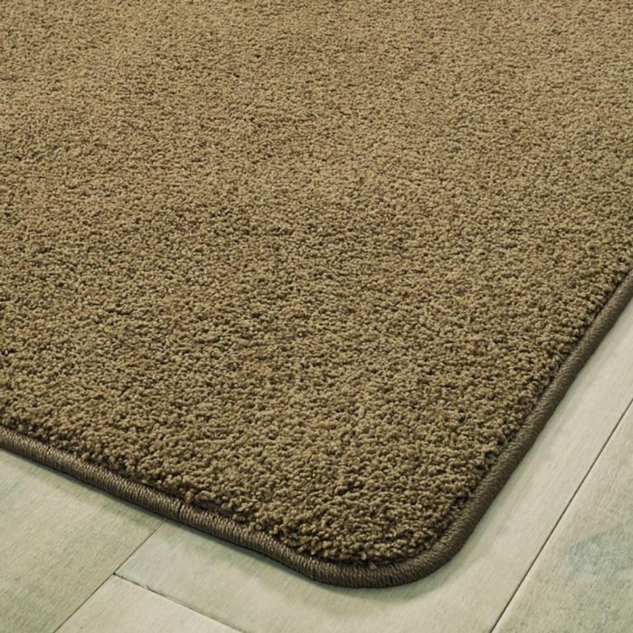 Alternate Image #1 of KIDply&reg; Soft Solids - 8'4" x 12' Rectangle - Brown Sugar