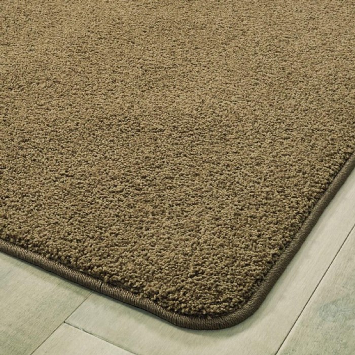 Alternate Image #1 of KIDply&reg; Soft Solids - 6' x 9' Rectangle - Brown Sugar