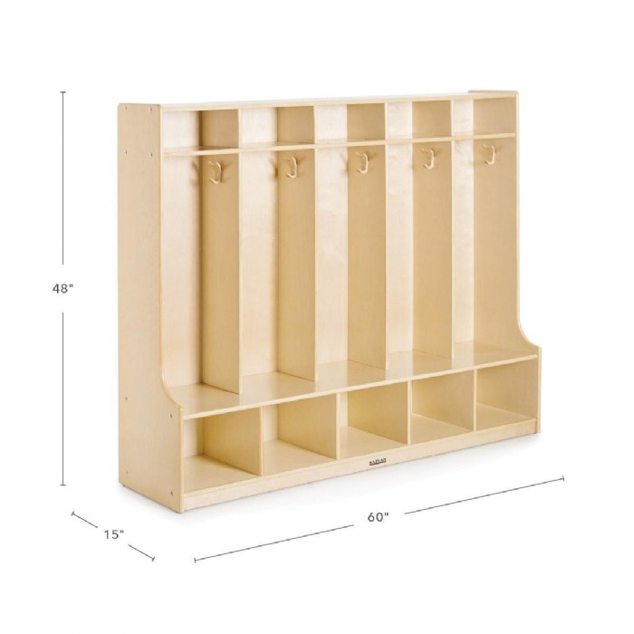 Alternate Image #1 of Carolina 5-Section Locker