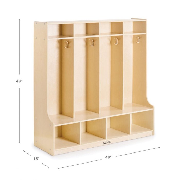 Alternate Image #1 of Carolina 4-Section Locker