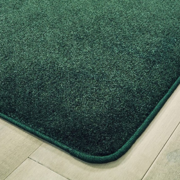 Alternate Image #1 of Mt. St. Helens Solid Color Carpet - Emerald - 8'4" x 12' Rectangle
