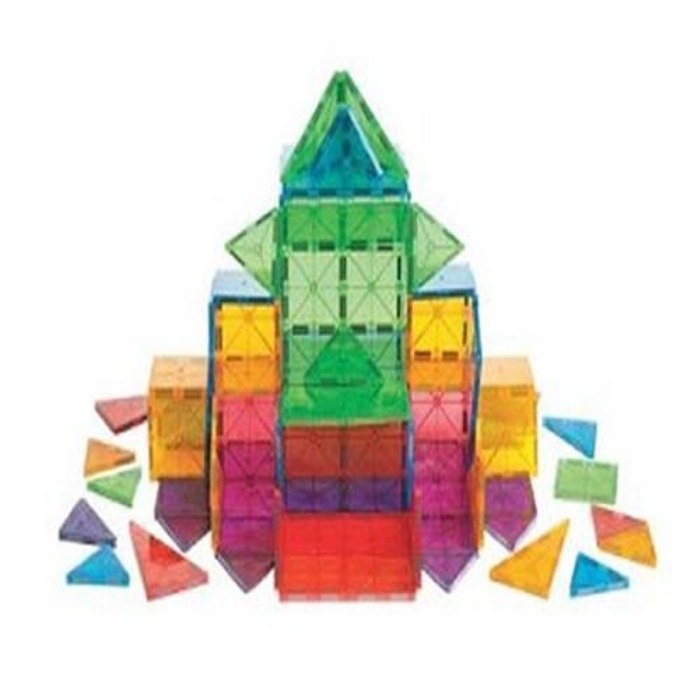 Alternate Image #1 of MAGNA-TILES&reg; 100-Piece Clear Colors Set