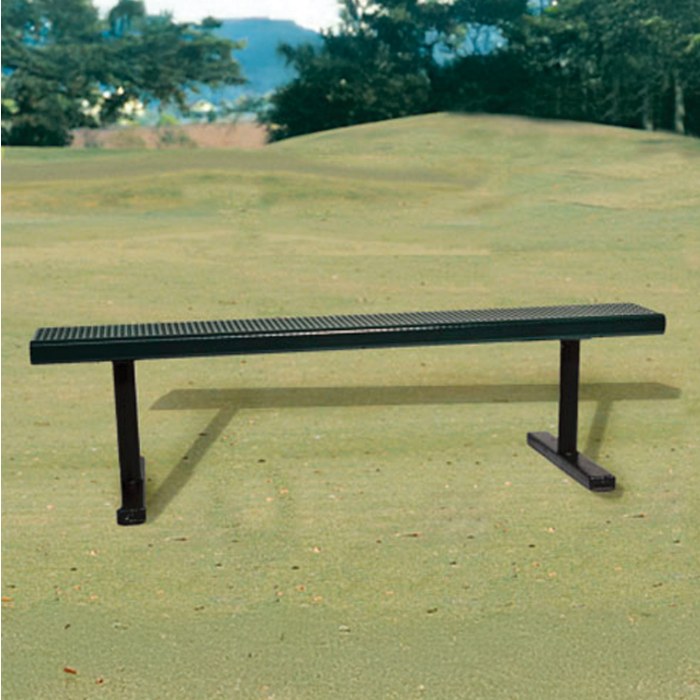 Primary Image of 6' Bench without Back - Portable Perforated