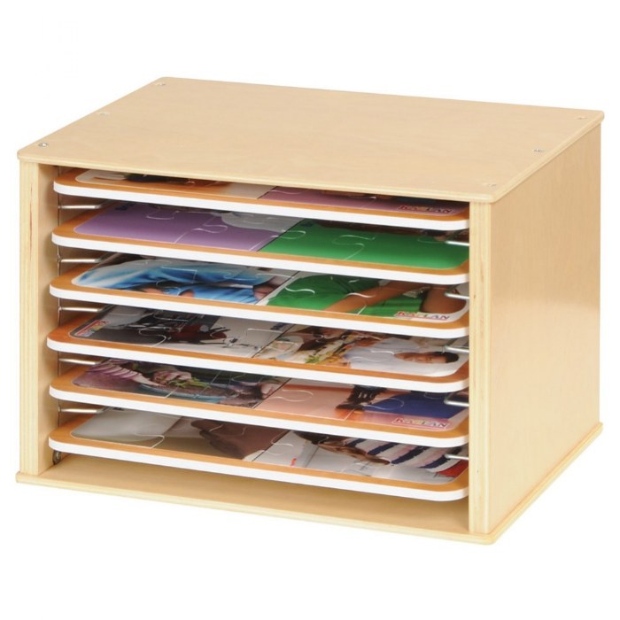 Alternate Image #1 of Kaplan Wooden Puzzle Rack