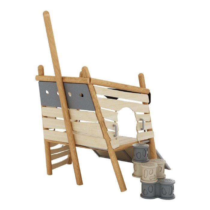 Alternate Image #1 of Caribbean Pirates Climbing Set