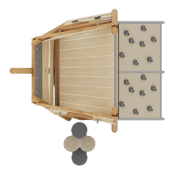 Alternate Image #1 of Caribbean Pirates Climbing Set