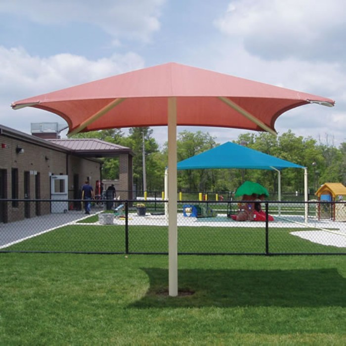 Primary Image of Single Post Shade - 7' or 8' Entry