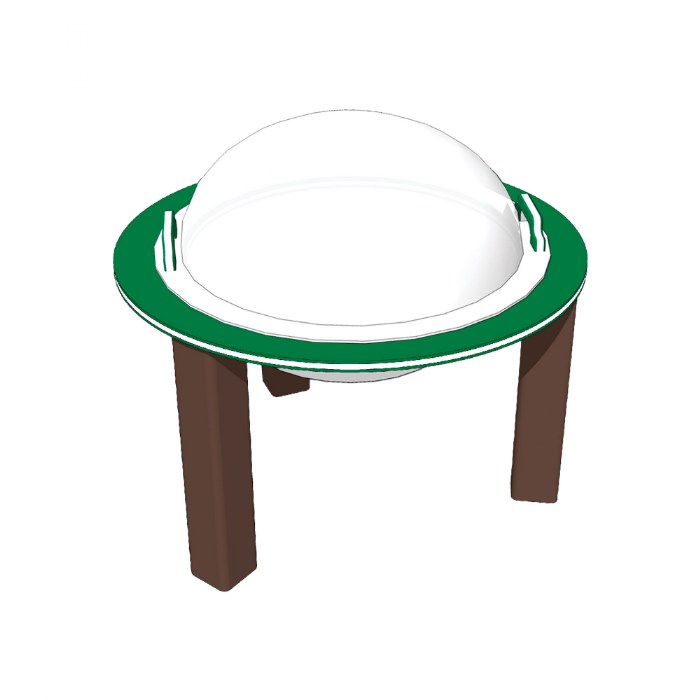 Alternate Image #1 of 33" Nature Bowl with Lid - Portable - Toddler - Green/Chocolate