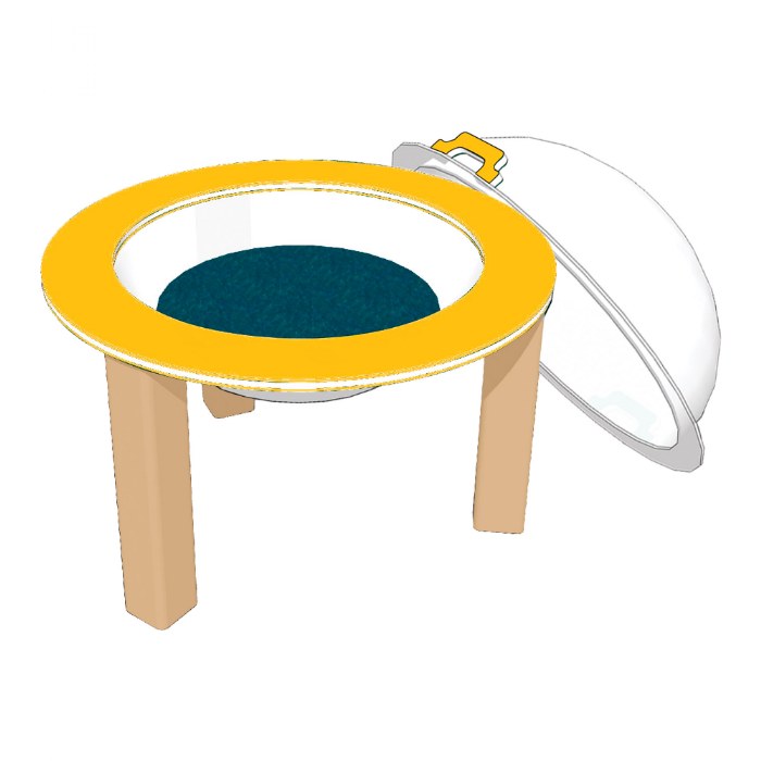 Primary Image of 33" Nature Bowl with Lid - In Ground - Toddler - Yellow/Latte