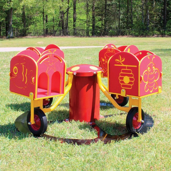 Primary Image of Carringtons Carousel Red and Yellow