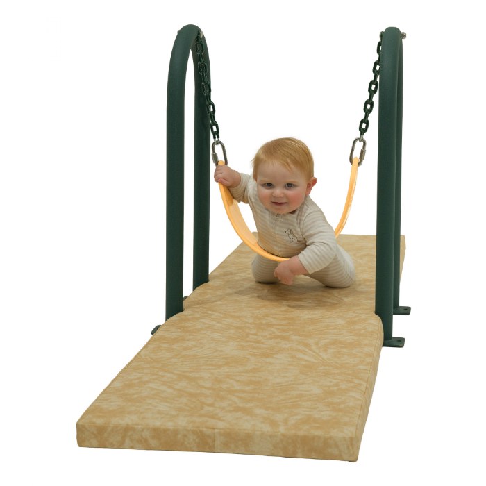 Alternate Image #1 of Infant Belly Swing - Yellow