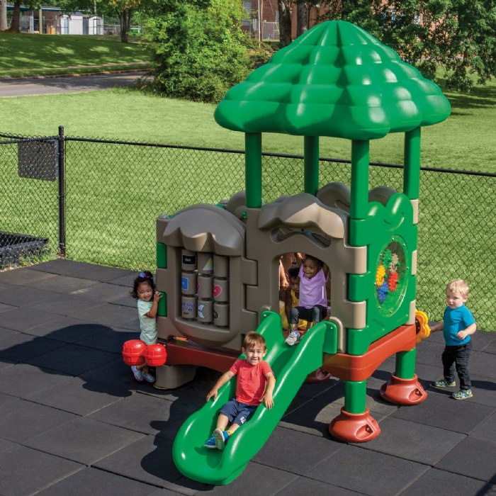 Alternate Image #1 of Seedling with Roof - Natural Colors - Ground Spikes