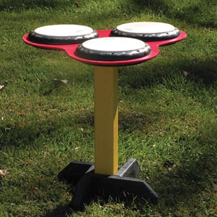 Alternate Image #1 of TriPPPle Play with Casters - Red/Yellow