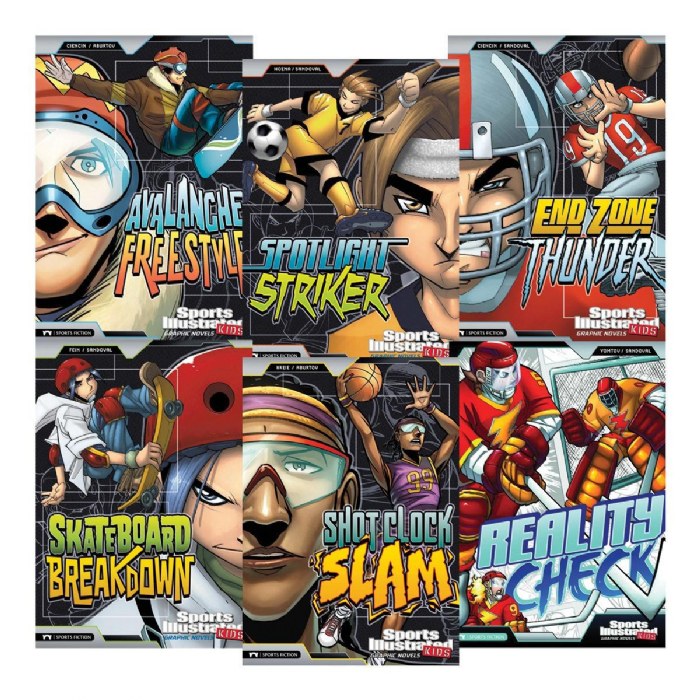 Primary Image of Sports Illustrated Kids: Action Packed Graphic Novels Level K- Set of 6