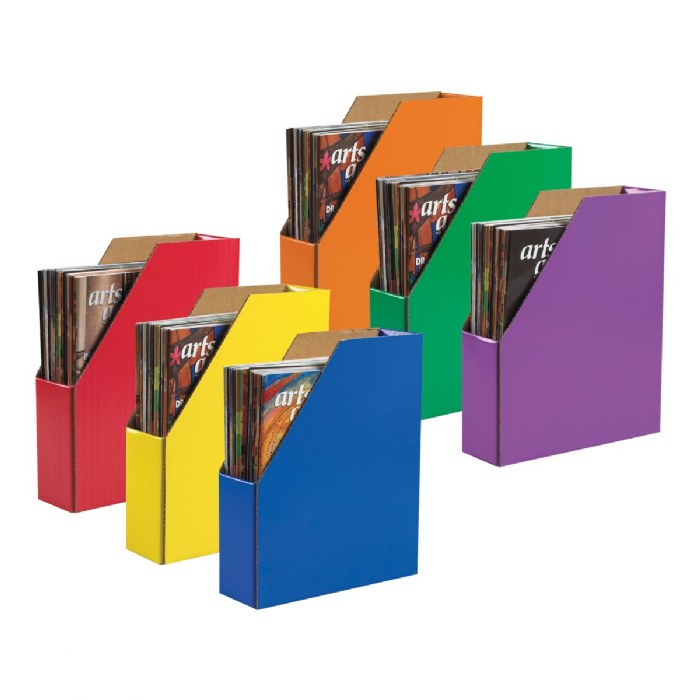 Primary Image of Classroom Keepers&reg; Assorted Magazine Holders - Set of 6
