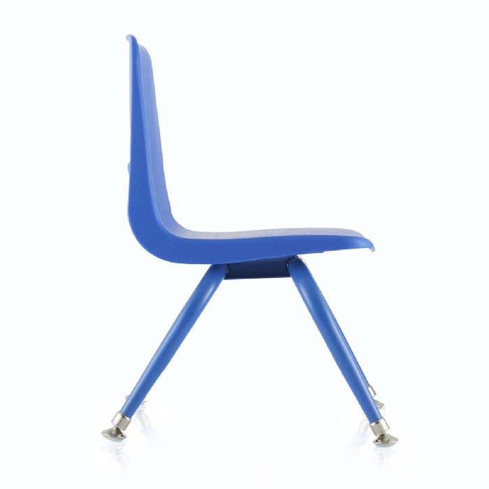 Alternate Image #1 of Tapered Leg Stackable Chair - 9.5" Seat Height - Blue