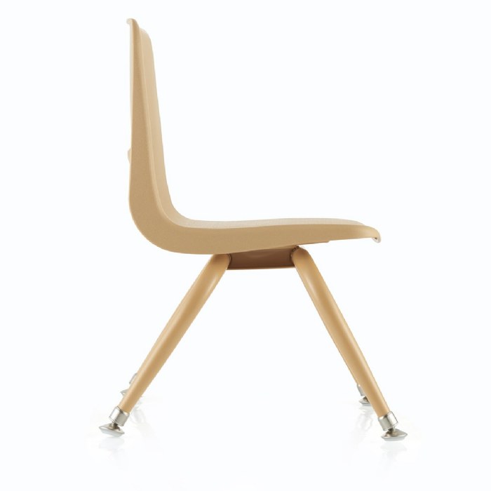 Alternate Image #1 of Tapered Leg Stackable Chair - 9.5" Seat Height - Natural