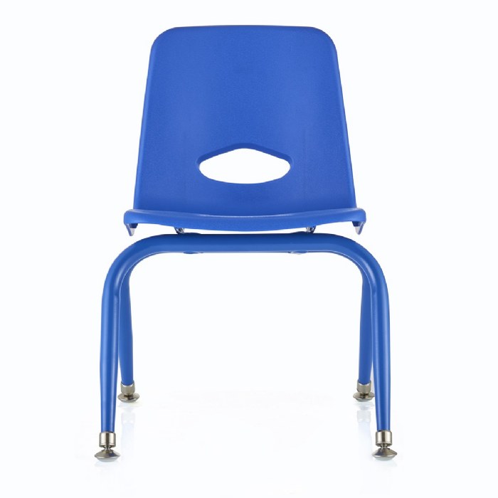 Alternate Image #1 of Tapered Leg Stackable Chair - 11.5" Seat Height - Blue
