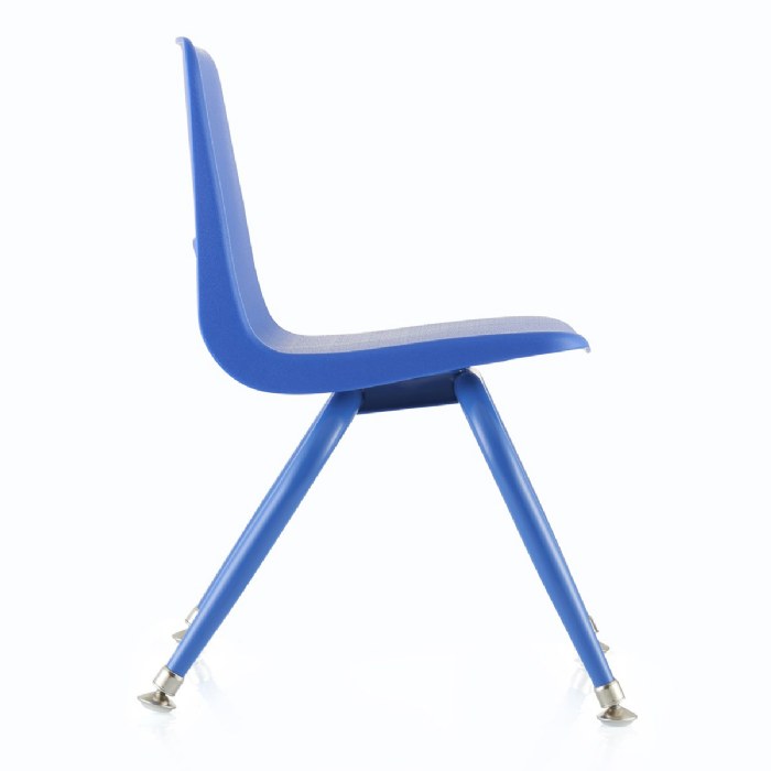 Alternate Image #1 of Tapered Leg Stackable Chair - 11.5" Seat Height - Blue