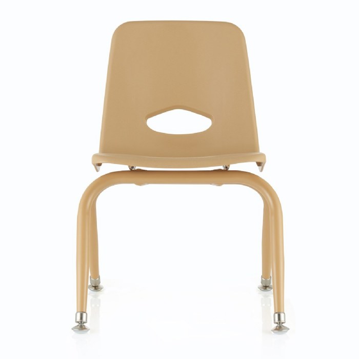 Alternate Image #1 of Tapered Leg Stackable Chair - 11.5" Seat Height - Natural