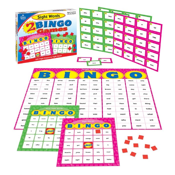Alternate Image #1 of Sight Words Bingo