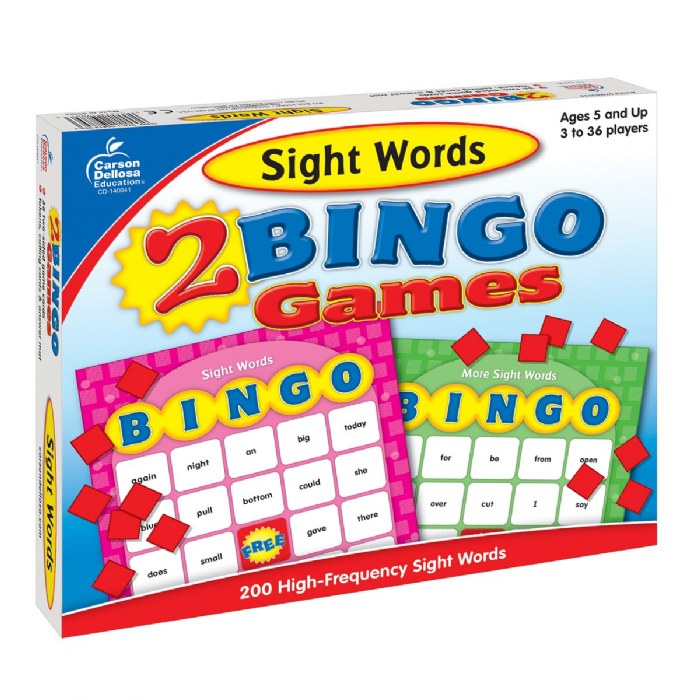 Primary Image of Sight Words Bingo