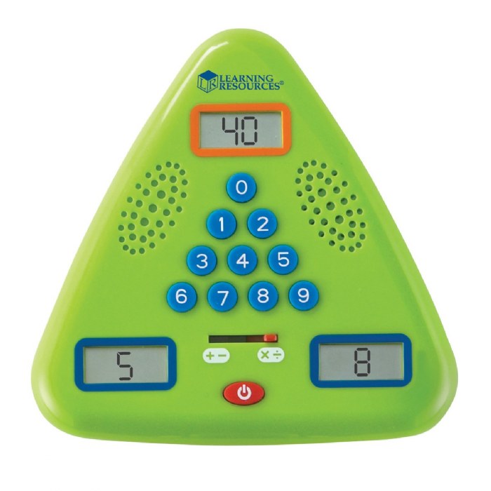 Alternate Image #1 of Minute Math Electronic Flash Card&trade;