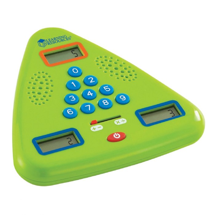 Primary Image of Minute Math Electronic Flash Card&trade;