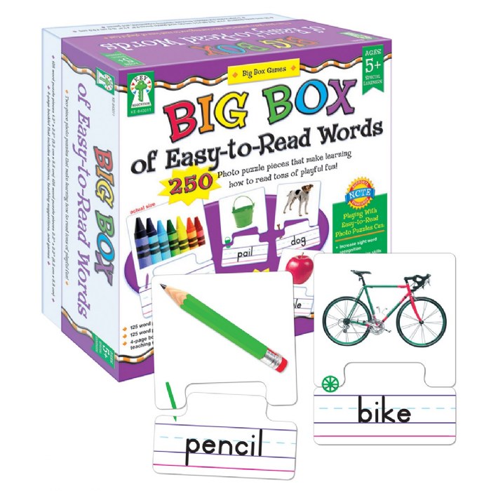 Alternate Image #1 of Big Box of Easy to Read Words