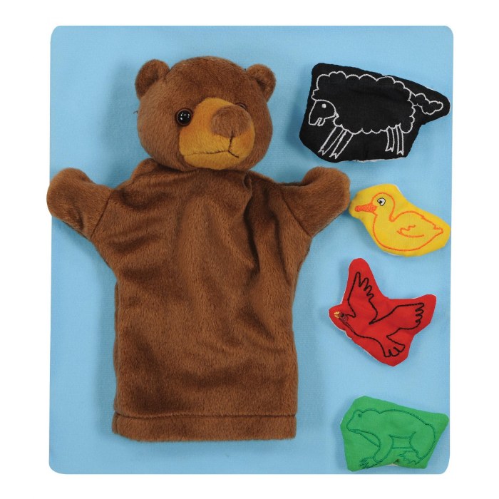Alternate Image #1 of Bear Puppet and Story Props - 12 Pieces
