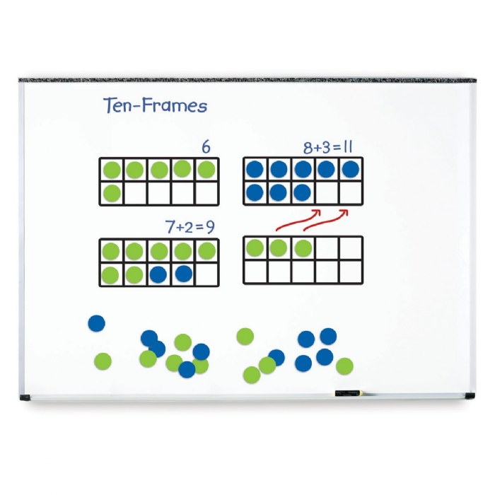 Alternate Image #1 of Giant Magnetic Ten-Frame Set